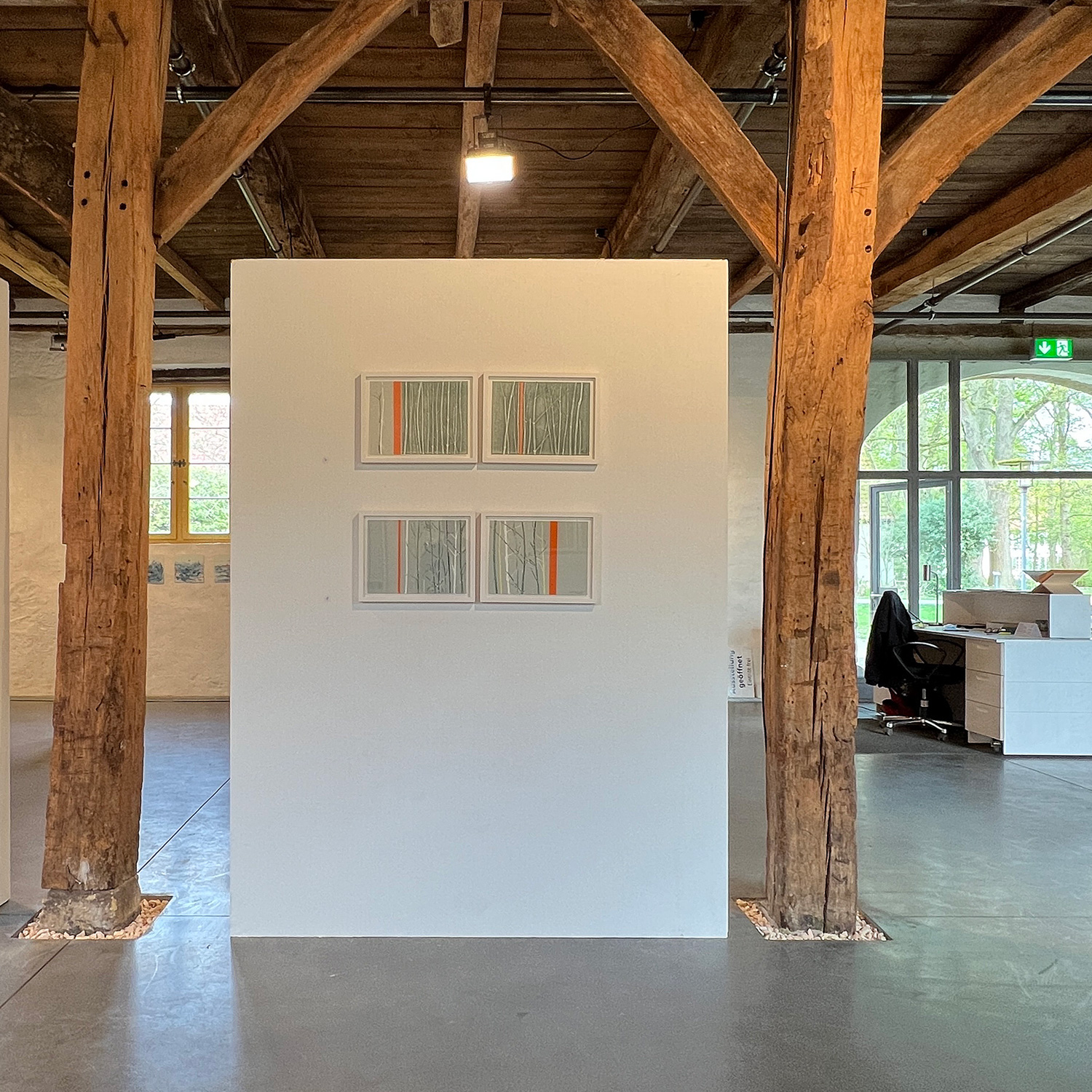 IN SITU – ARTISTS IN RESIDENCE | Kloster Bentlage Rheine | Ökonomie | Blick in die Ausstellung 5