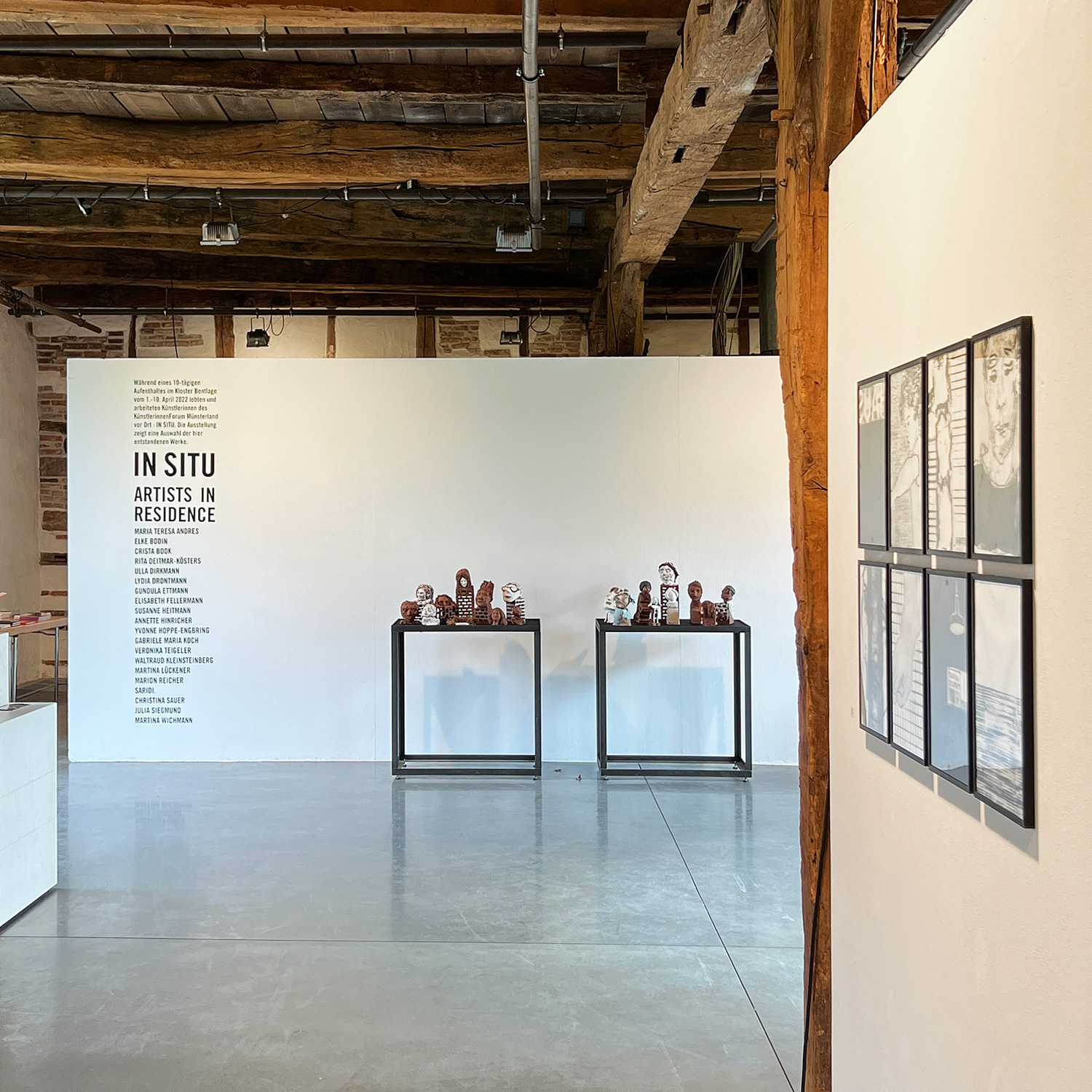 IN SITU – ARTISTS IN RESIDENCE | Kloster Bentlage Rheine | Ökonomie | Blick in die Ausstellung 9