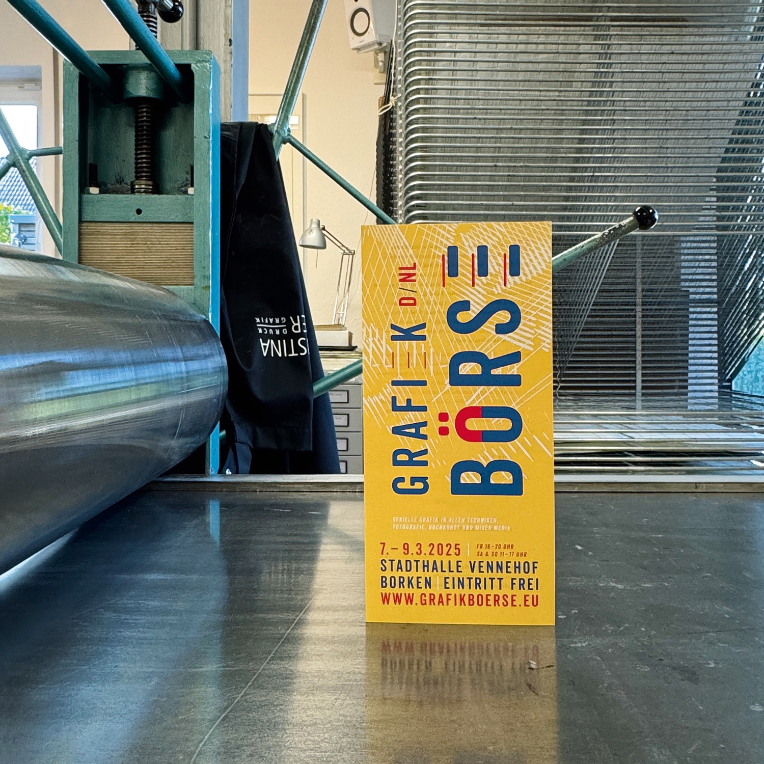 GRAFIKBÖRSE BORKEN 2025 | Veranstaltungsflyer 1