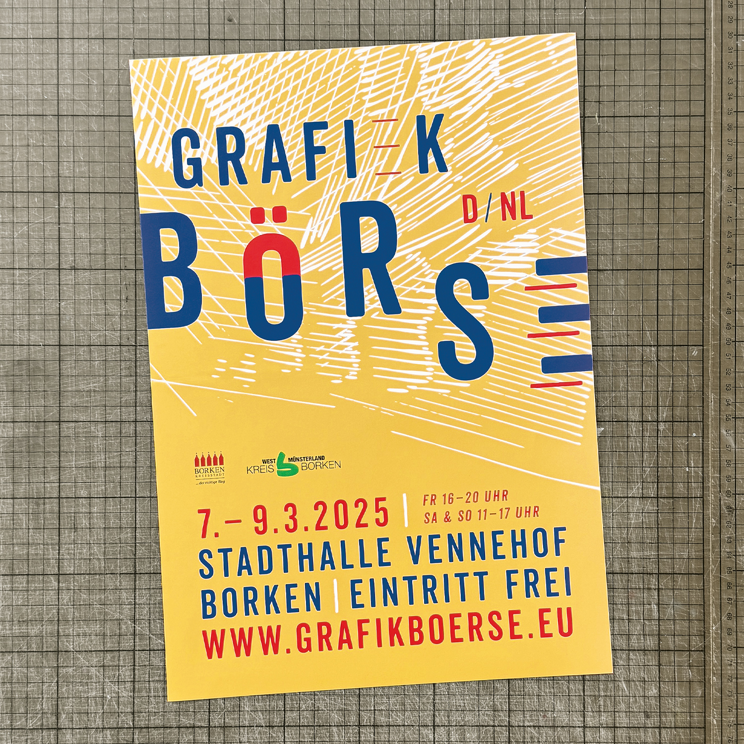 GRAFIKBÖRSE BORKEN 2025 | Veranstaltungsplakat